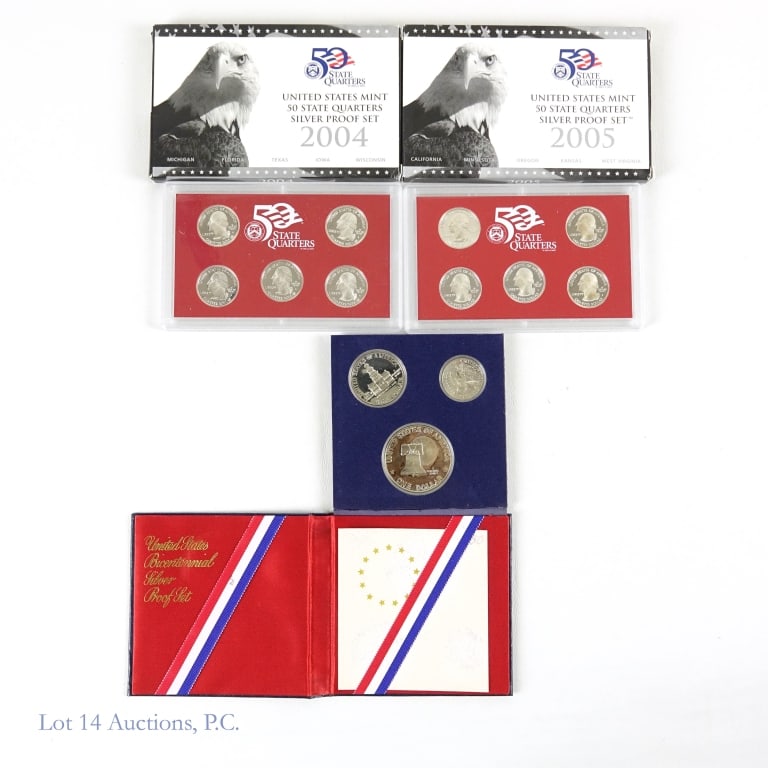 U.S. Mint Silver Proof & Unc. Mint Coin Sets, 5 - 3