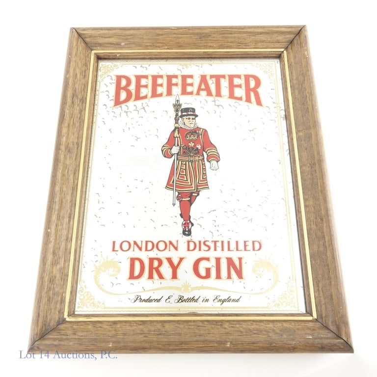 Seven Framed Bar Mirrors - 7