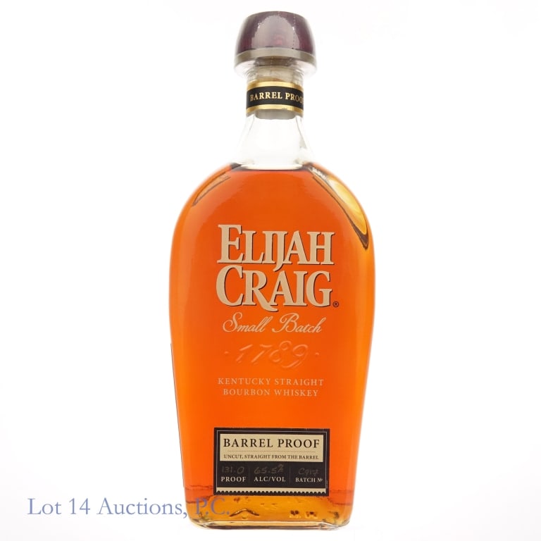Elijah Craig Barrel Proof Bourbon (Batch C917): Elijah Craig Barrel Proof Bourbon, 750 ml, Batch C917 ? September 2017, 131.0 proof, 12 years old.