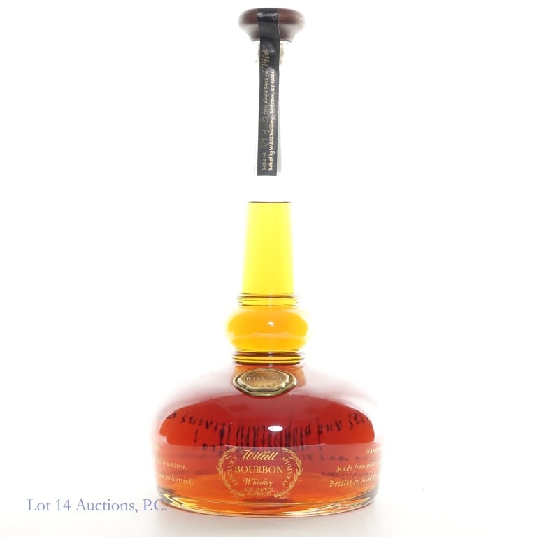 Willett Pot Still Single Barrel Bourbon: Willett Pot Still Single Barrel Bourbon, 94 Proof, 1.75 L, Barrel #7466, Bottle #104 of 115 bottles.