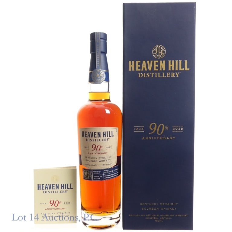 Heaven Hill 90th Anniversary Bourbon (107 Pr) (1 of 3)