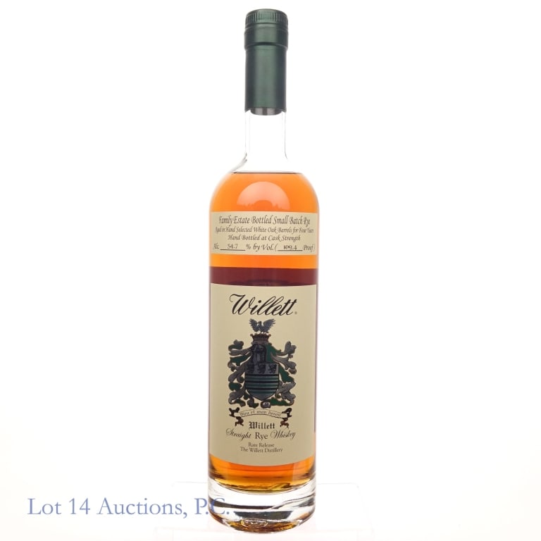 Willett Family Estate Small Batch Rye 4 Year (1 of 3)