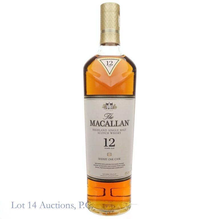 Macallan 12 Year Sherry Oak Cask SM Scotch (1 of 3)