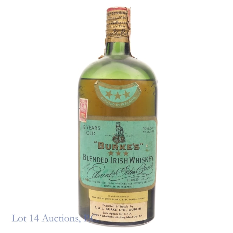 Burke's Irish Whiskey 12 Yr (1930s/40s) (1 of 4)