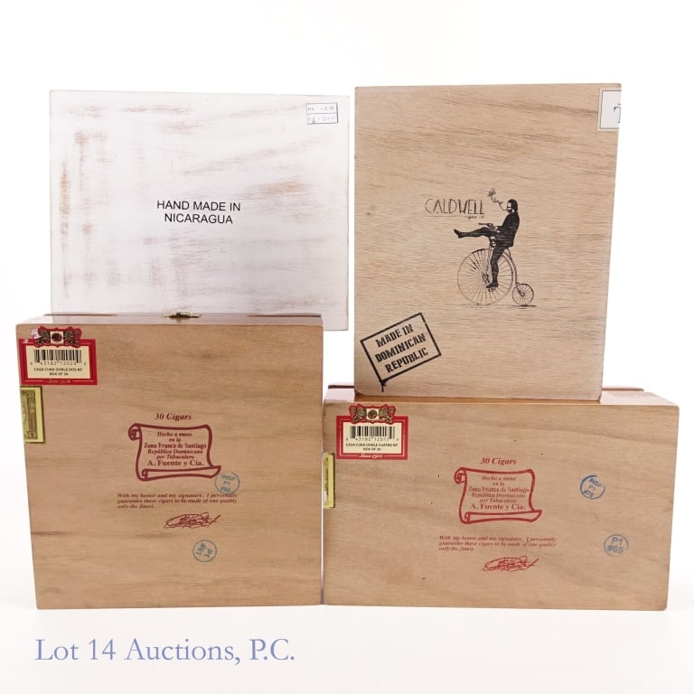 8 Classic Cigar Boxes - EMPTY - 7