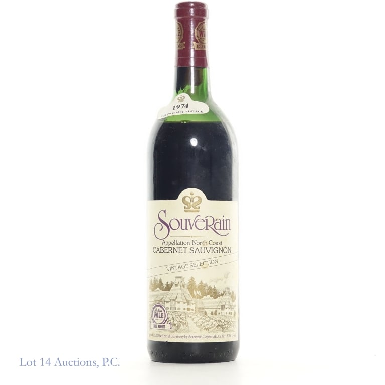 1974 Chateau Souverain Cabernet Sauvignon, CA (1 of 5)