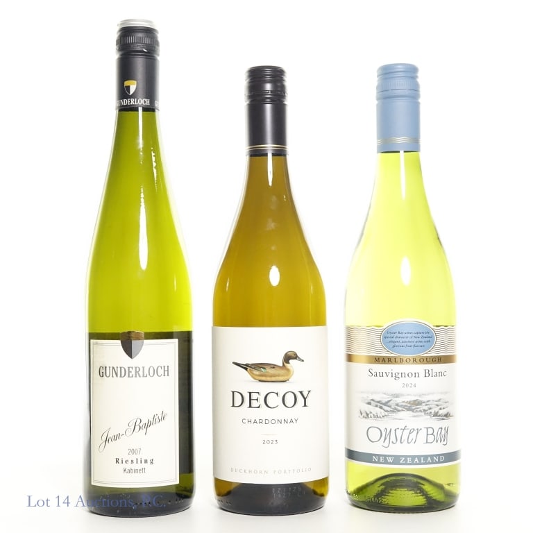 Three White Wines (Gunderloch, Decoy, Oyster Bay) (1 of 4)