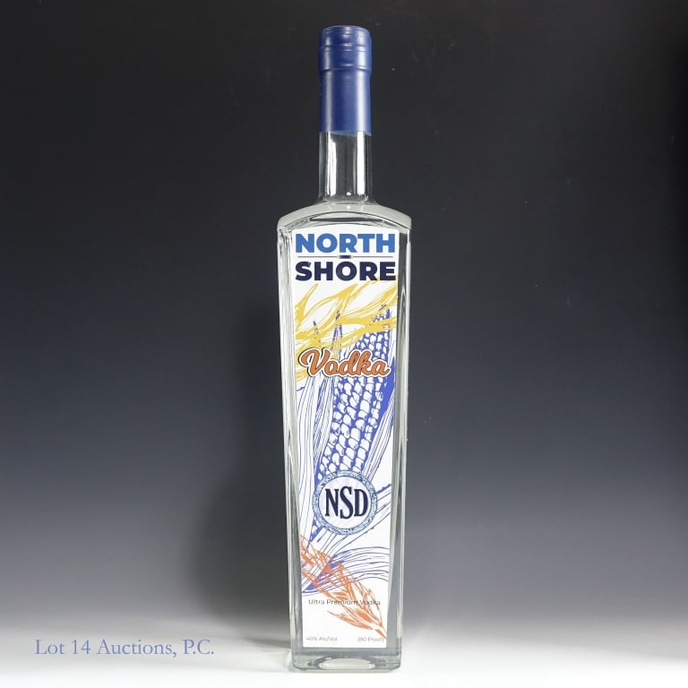 North Shore Distillery Vodka: North Shore Distillery Vodka, 750ml, 80 proof.