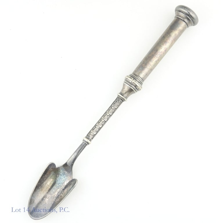 1847 Rogers Bros Silver Plated Cheese Scoop (1 of 4)