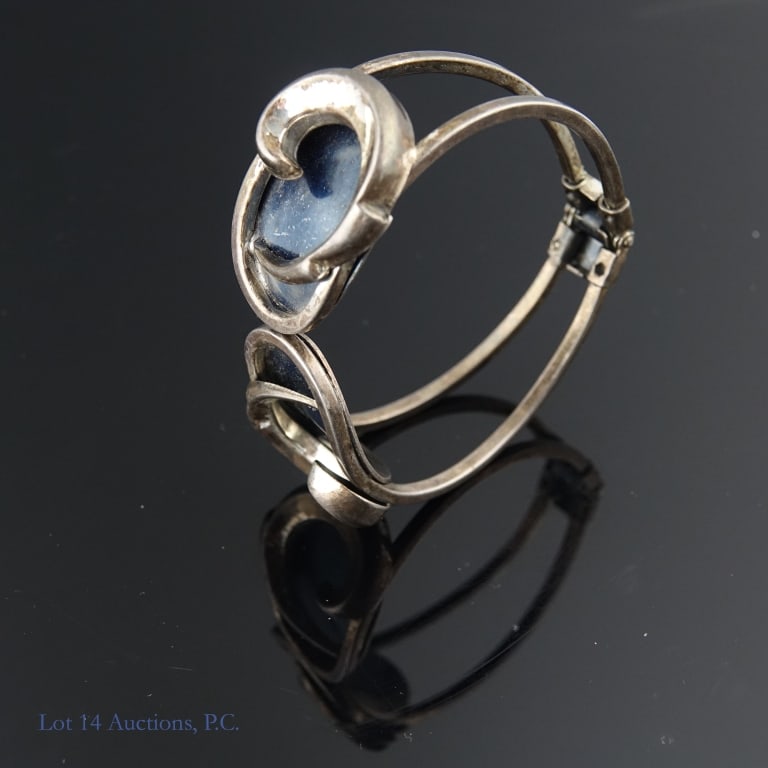 Two Sterling Silver Cuff Bracelets - 4