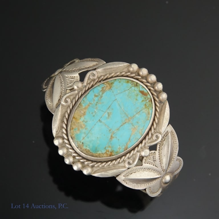 Two Sterling Silver Cuff Bracelets - 6