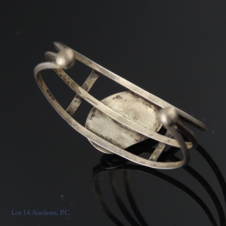 Two Sterling Silver Cuff Bracelets - 3