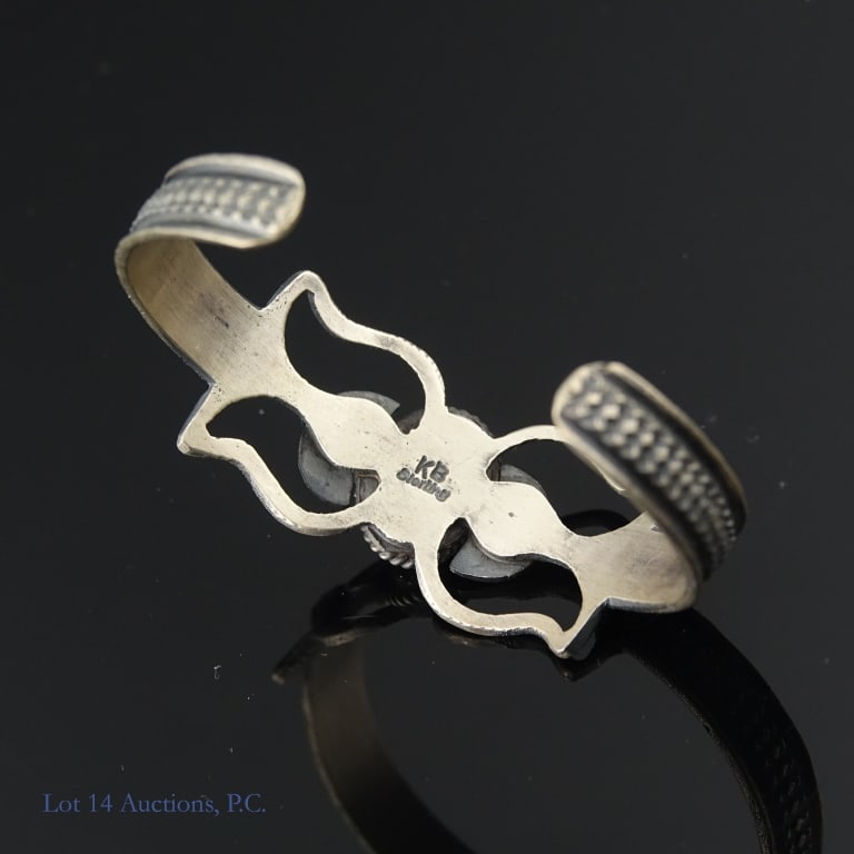 Two Sterling Silver Cuff Bracelets - 5