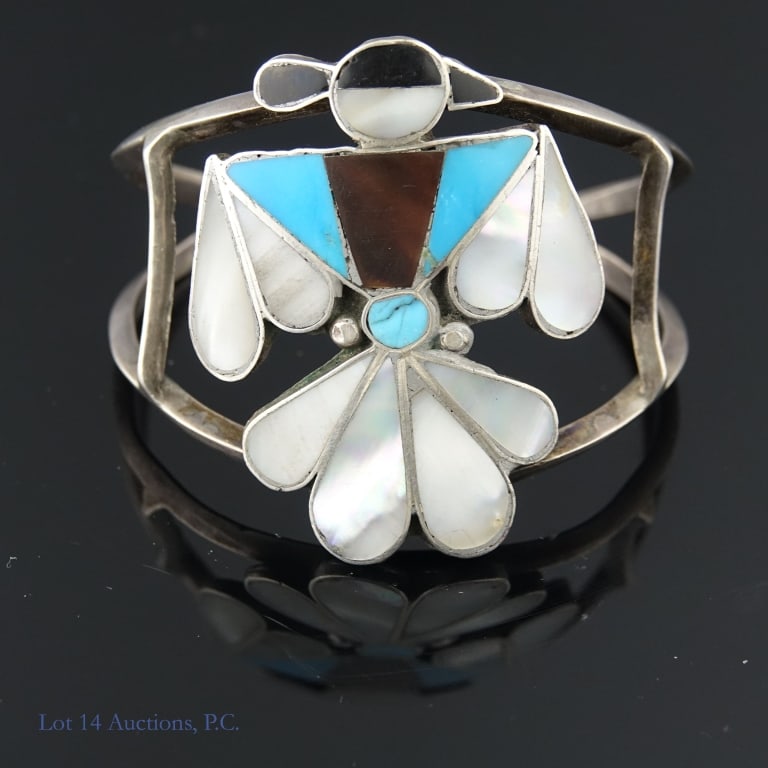 Two Sterling Silver Cuff Bracelets - 4