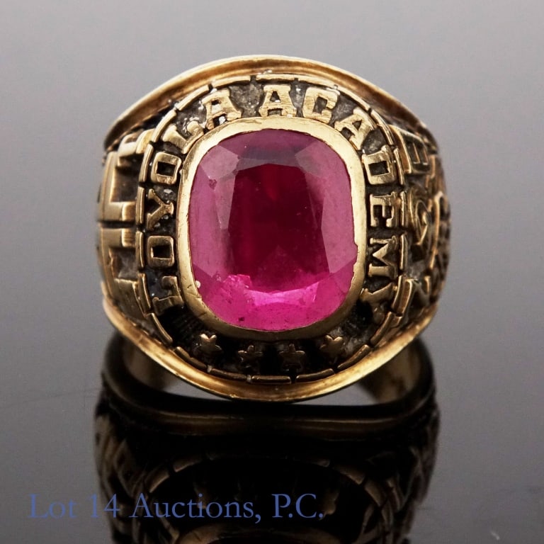 10k Y. Gold 1978 Loyola Academy Chicago Class Ring (1 of 6)