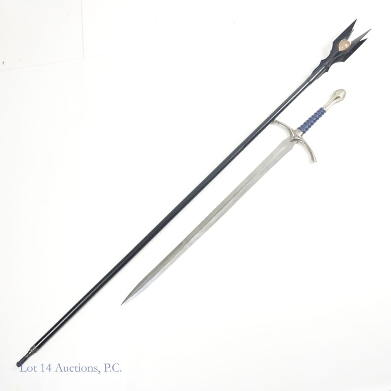 LOTR Glamdring Sword & Saruman's Staff (1 of 4)