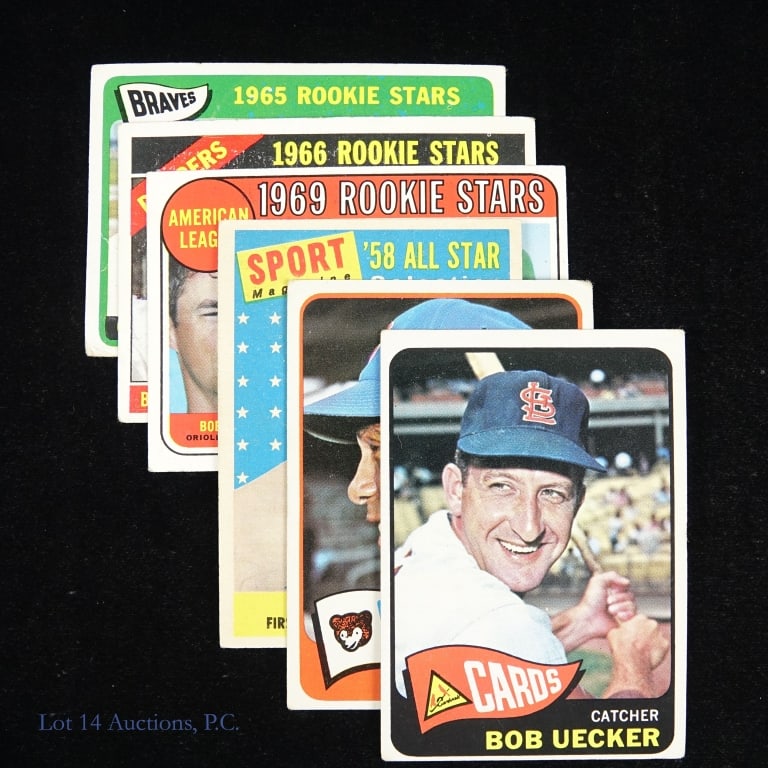 1950s/60s Baseball Cards (HOF RCs + More) (6) (1 of 3)