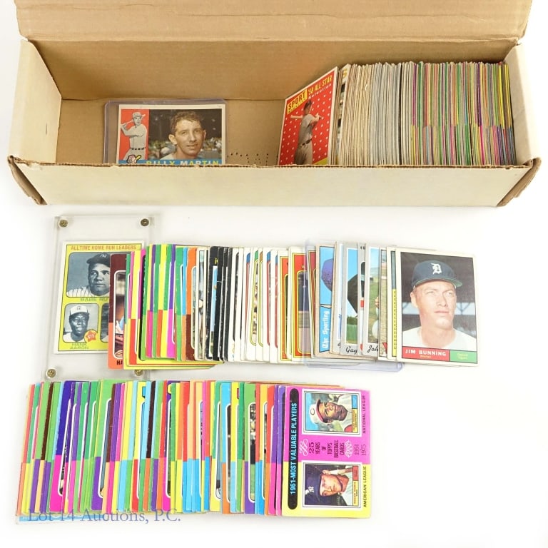 1960s & 1970s Topps Baseball Cards - Many Stars (1 of 2)