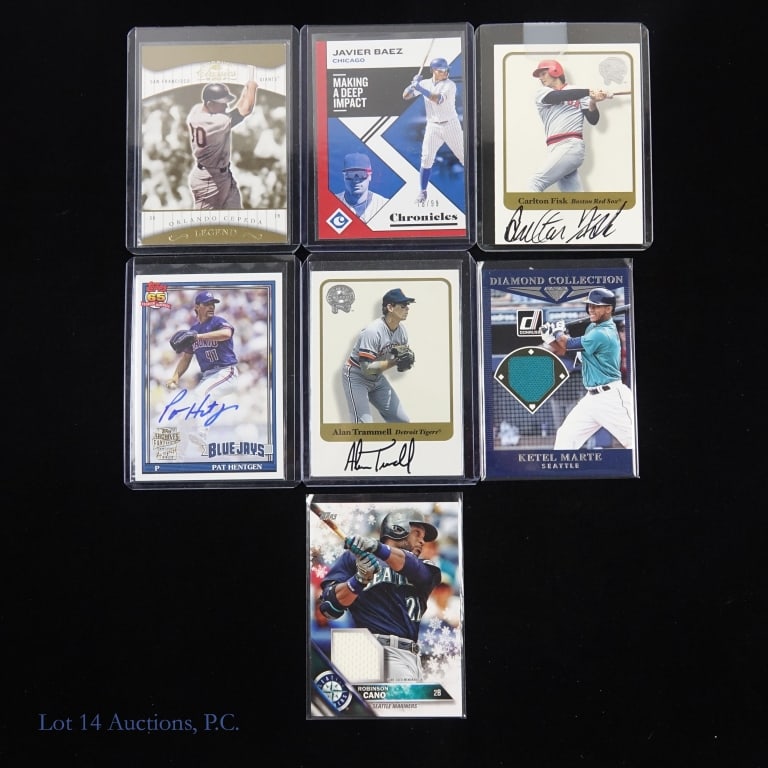 Baseball Auto / Relic / Insert Cards (10) - 4