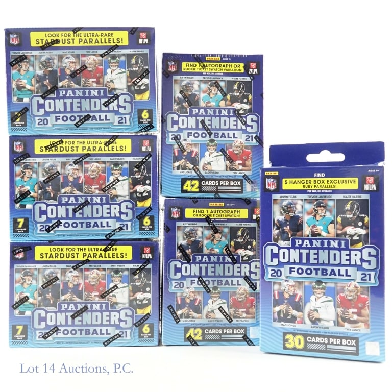 2021 Panini Contender Football Cards, Sealed Boxes (1 of 4)