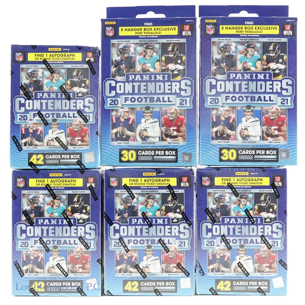 2021 Panini Contender Football Cards, Sealed Boxes (1 of 3)