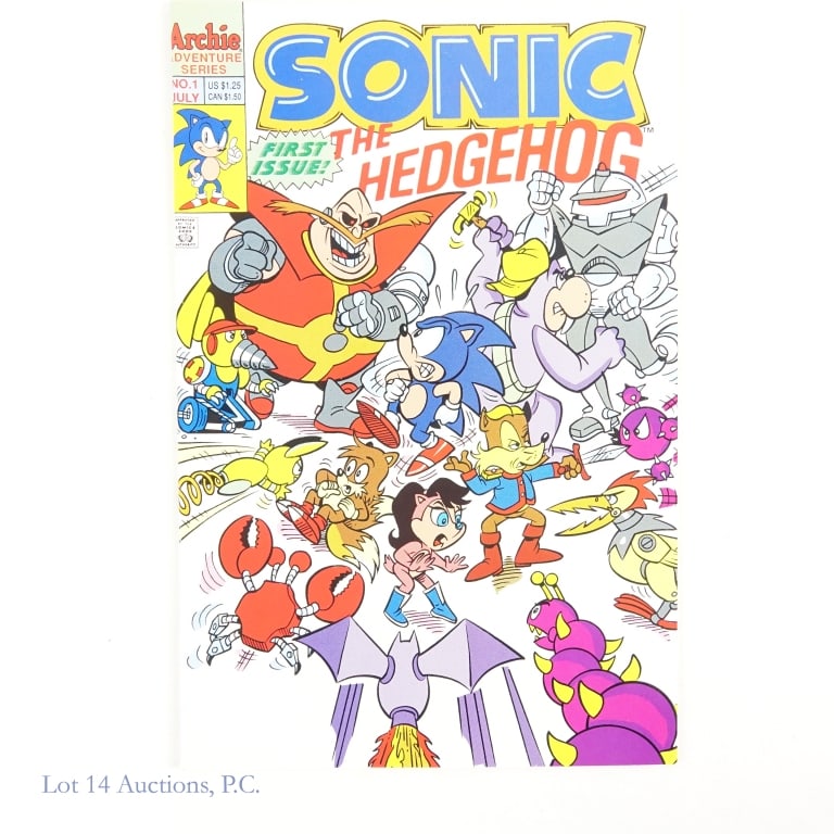 Sonic the Hedgehog #1, Key Issue, Archie (1 of 5)