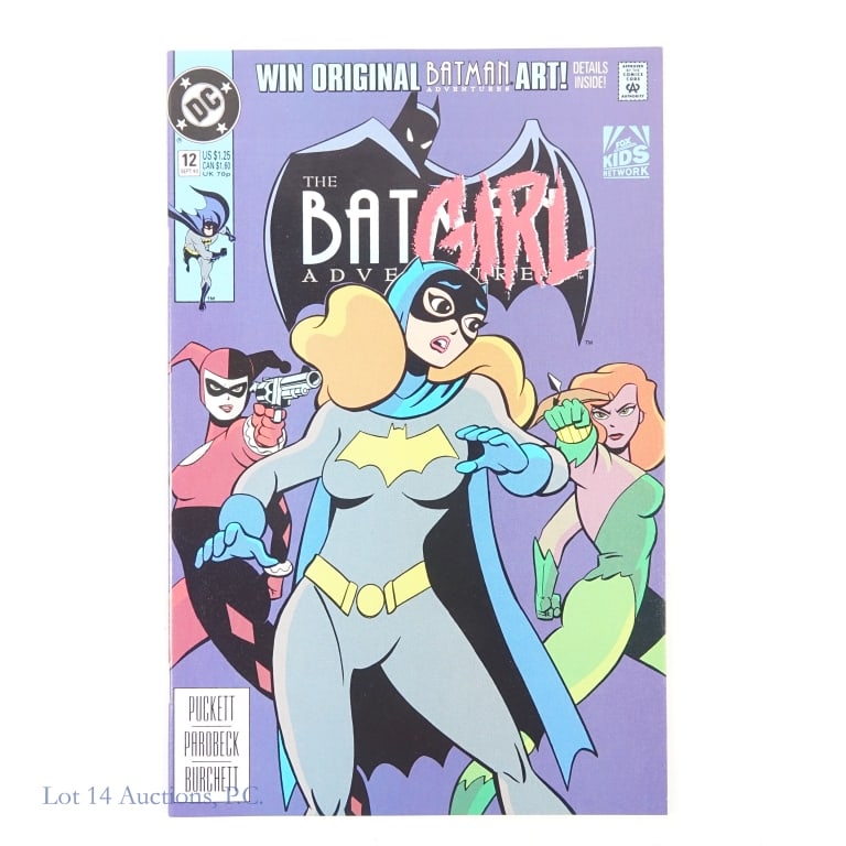 Batman Adventures #12, Key Issue (1): Batman Adventures #12, Key Issue (1). Key Issue of Batman Adventures #12 (direct edition) - First appearance of Harley Quinn in a standard comic. Bagged and boarded. Item presents in above