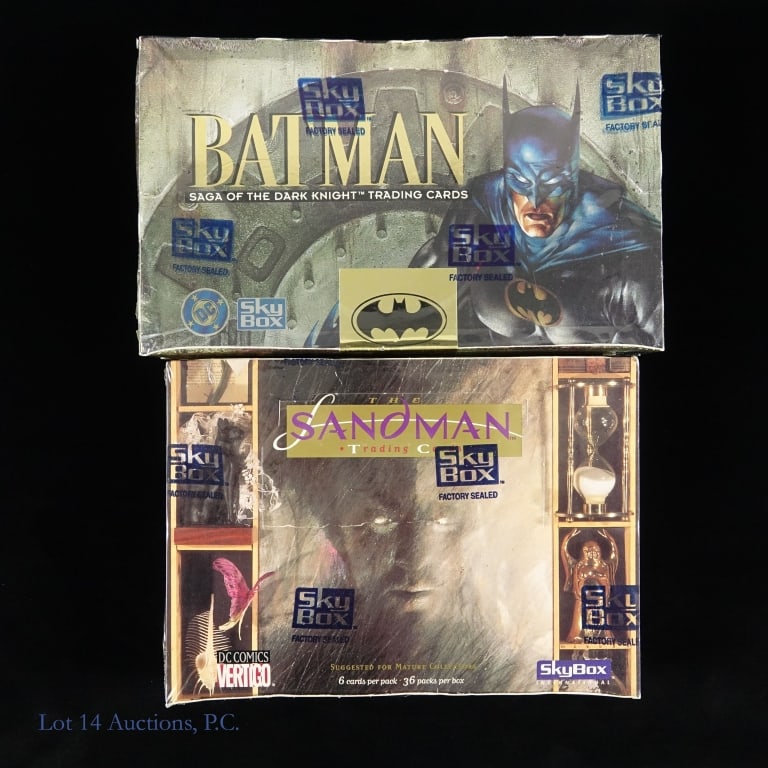 Factory Sealed Sandman & Batman Cards (1 of 4)