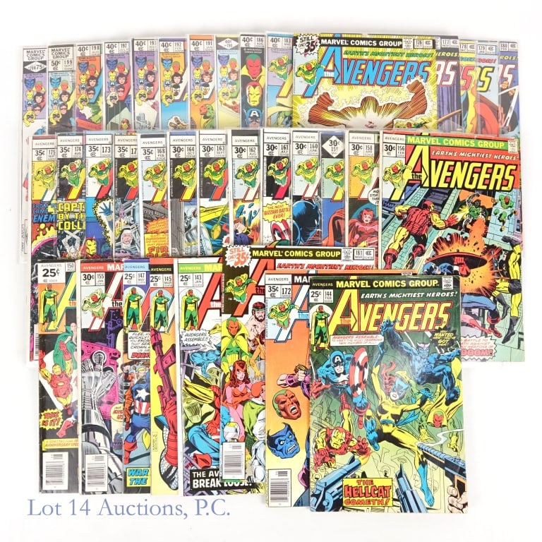 Avengers Comics *#143-200*, Key MARVEL (+30) (1 of 4)