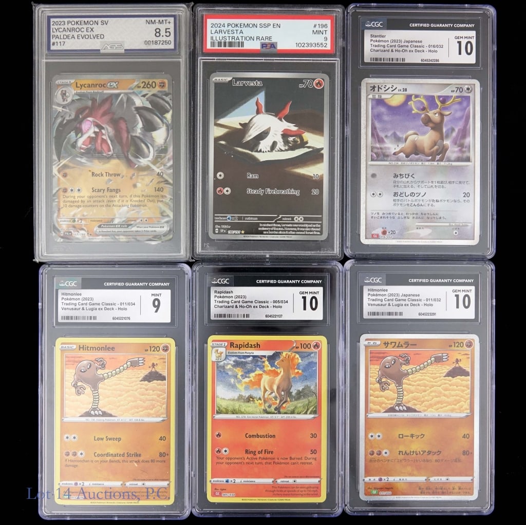 Graded Pokemon Cards, Some Japanese (6) (1 of 13)
