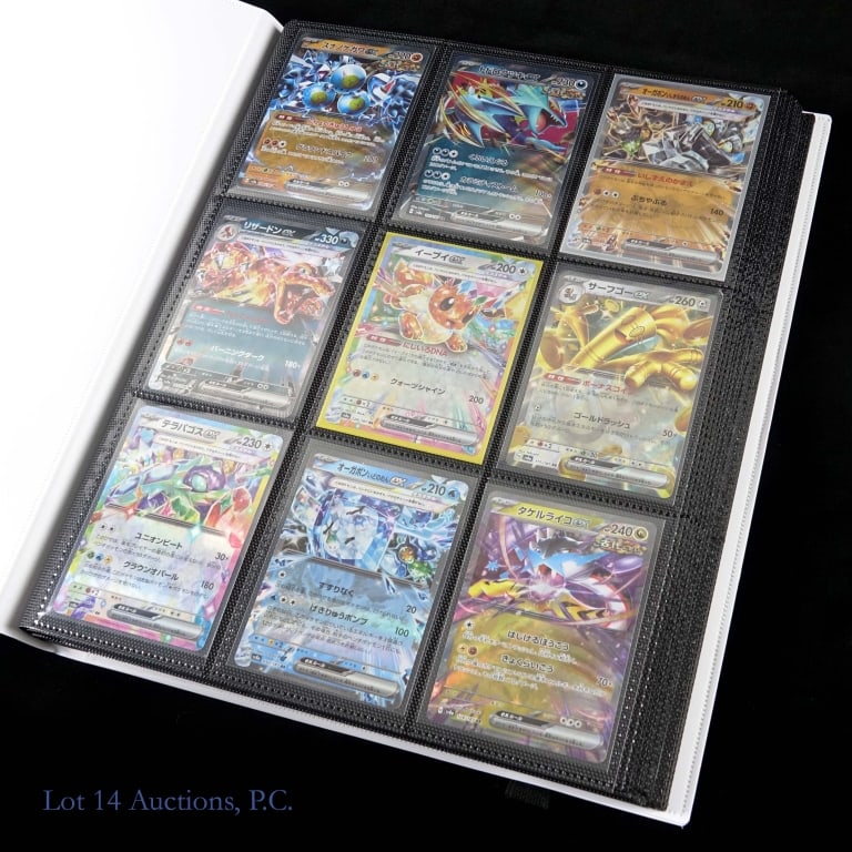 Pokemon Cards in Binder, RR, Holo, Asian (+200) (1 of 4)