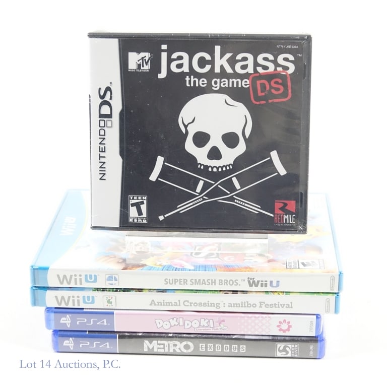 Sealed Wii U (2), PS4 (2), Nintendo DS Game (1 of 3)