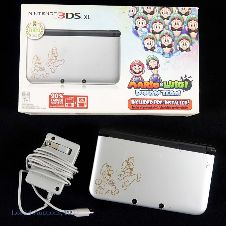 2013 Nintendo 3DS XL System - Mario Luigi (T&W) (1 of 6)