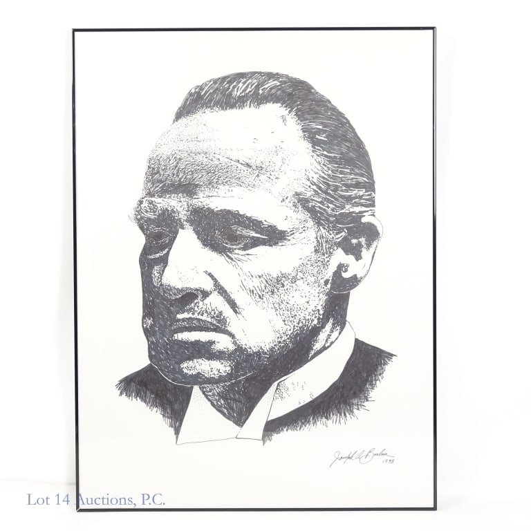 Joseph Burlini The Godfather Marker Drawing (1 of 4)