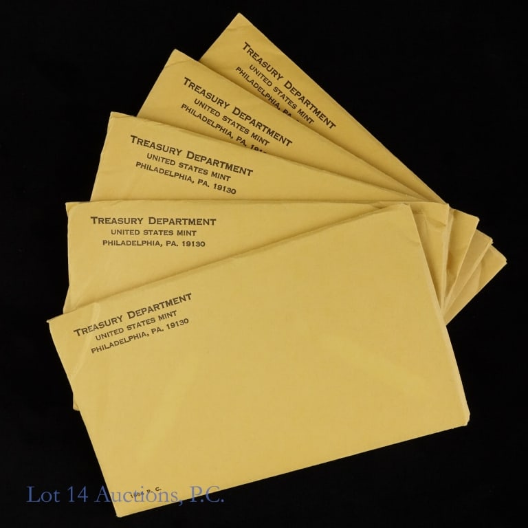 1964 USA Silver 5-Coin Proof Set IN SEALED OGP, 5 (1 of 7)