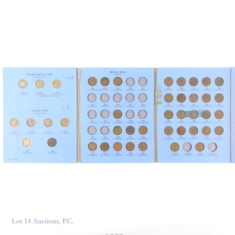 1857-1909 US Flying Eagle & Indian Head Cents, 43 (1 of 5)