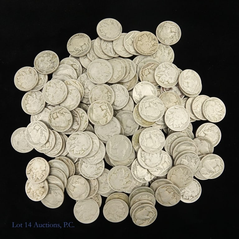 US Buffalo Nickels With Full Dates (+160) (1 of 3)
