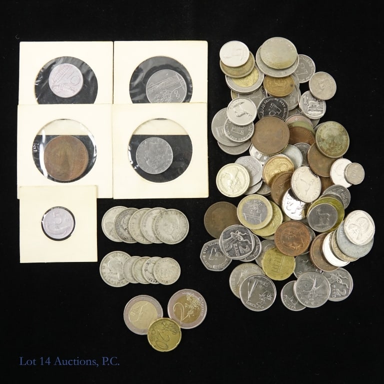 Various Silver & Other Metal World Coins (+95) (1 of 5)