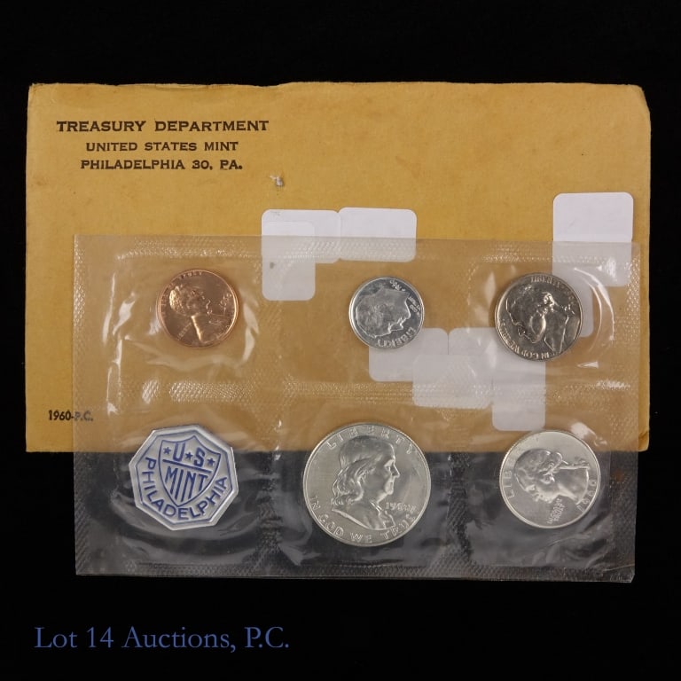 1960 US Silver 5-Coin Proof Set in OGP (1 of 2)