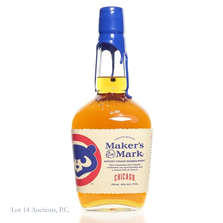 2025 Maker's Mark Chicago Cubs Bourbon (1 of 3)