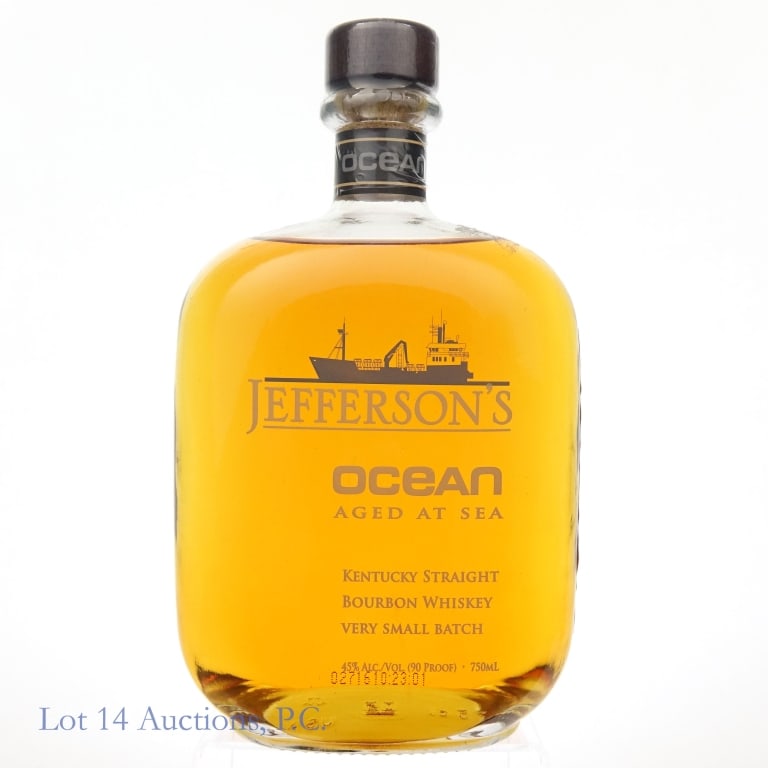 Jefferson's Ocean Aged At Sea Bourbon (Voyage 6): Jefferson's Ocean Aged At Sea very small batch bourbon, Voyage 6, 90 Proof, 750ml.