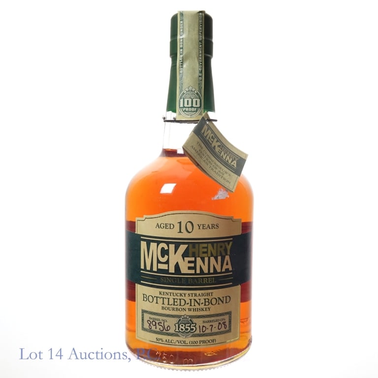 Henry McKenna 10 Yr BIB Single Barrel Bourbon (1 of 2)