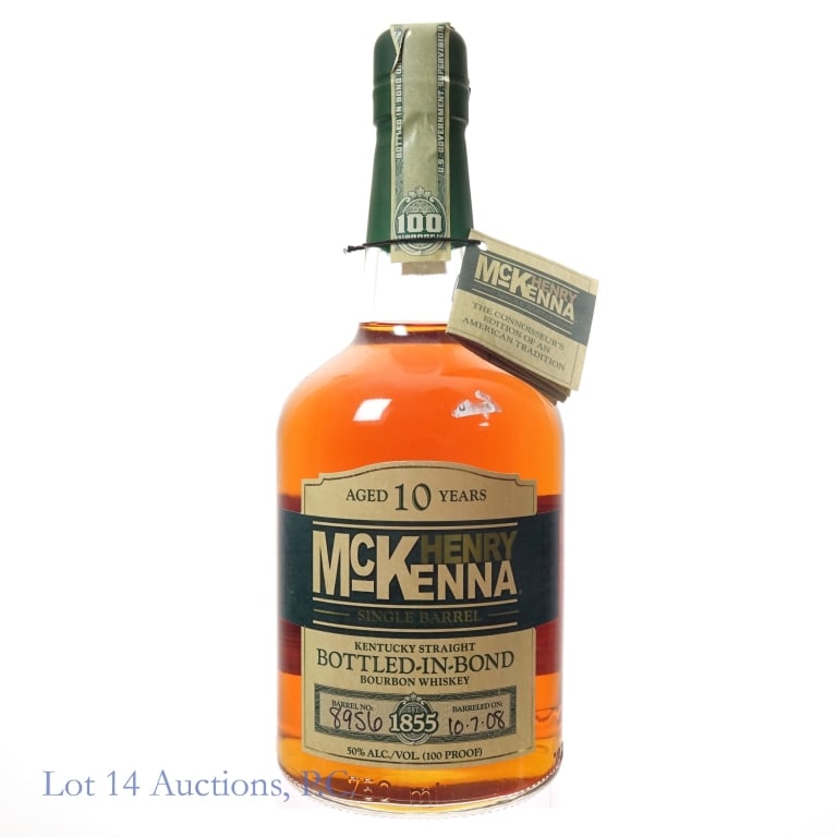 Henry McKenna 10 Yr BIB Single Barrel Bourbon (1 of 2)
