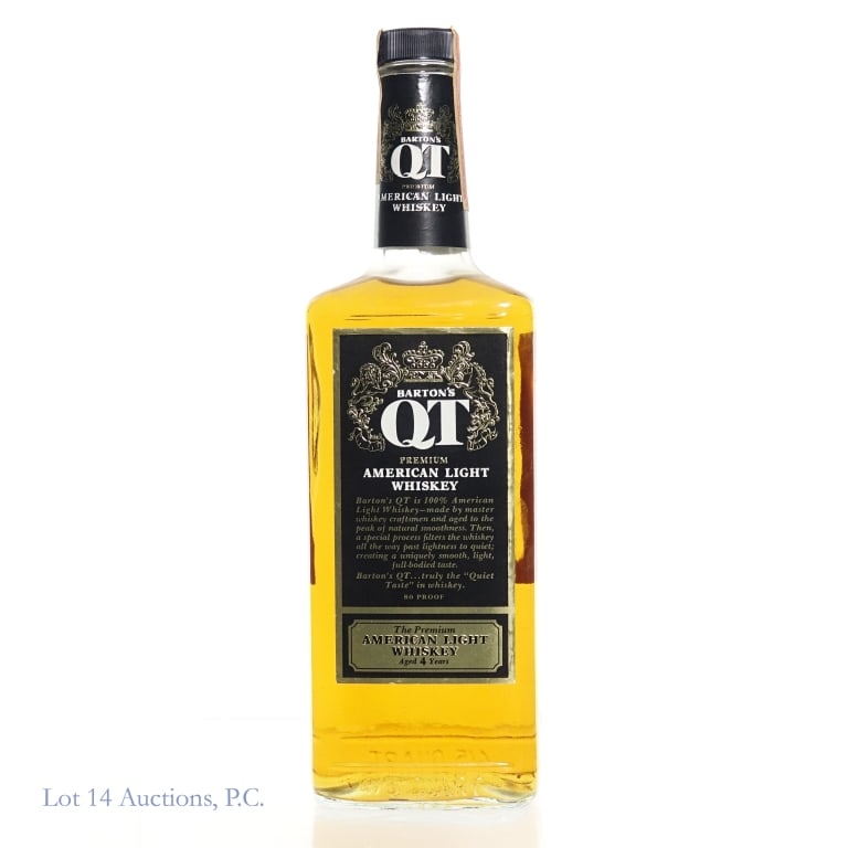 Barton's QT 4 Year 1960s/'70s American Whiskey (1 of 3)