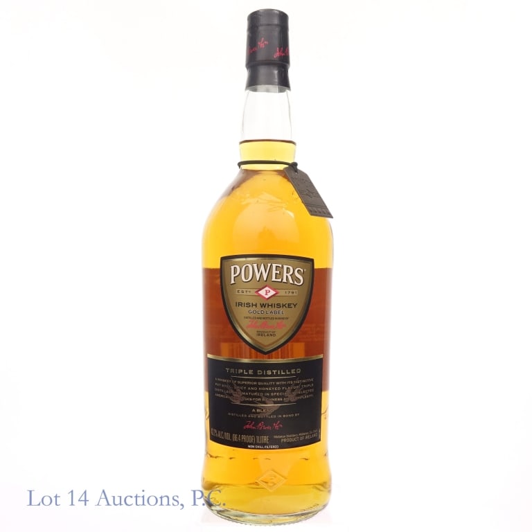 Powers Triple Distilled Gold Label Irish Whiskey (1 of 2)