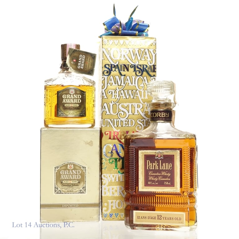Grand Award, Park Lane, CC Canadian Whisky Lot (1 of 4)
