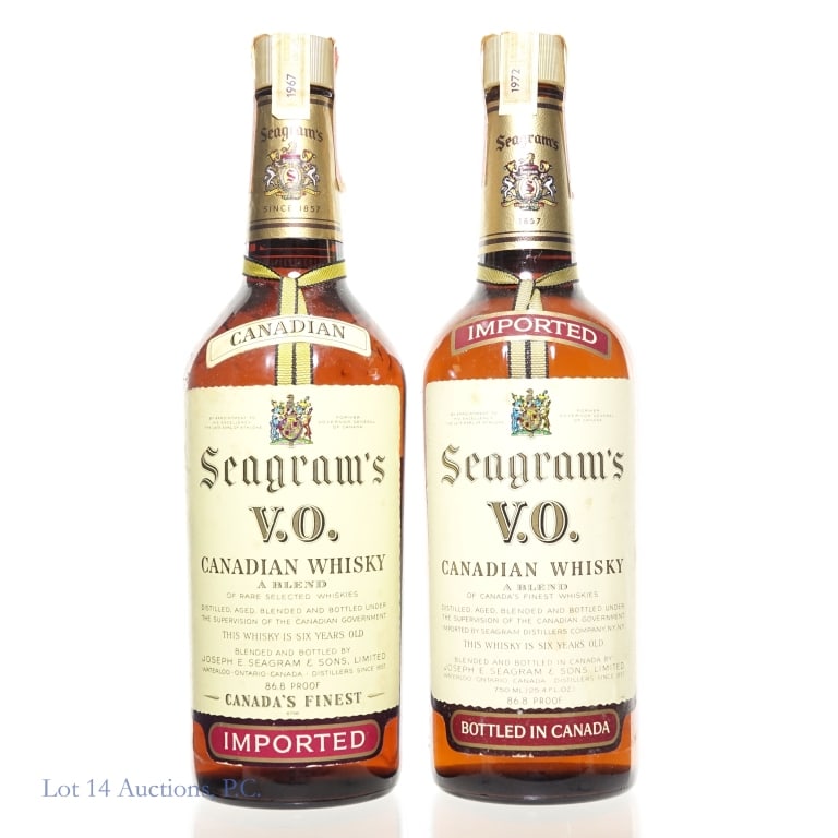 1967 & 1972 Seagram's VO Whisky (2) (1 of 3)