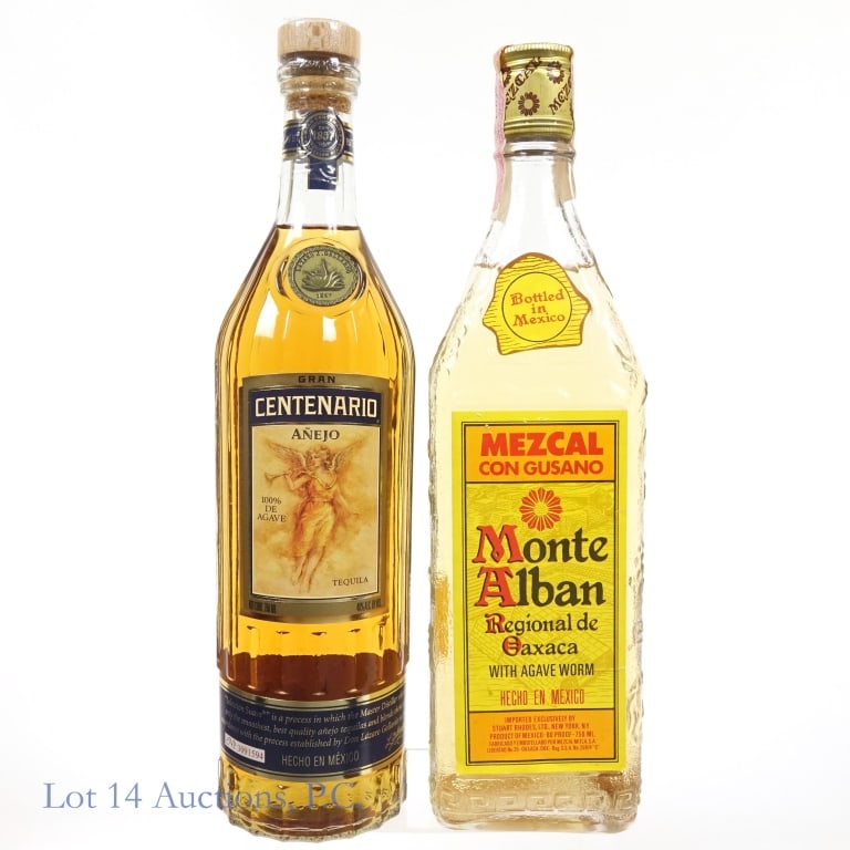 Grand Centenario Anejo Tequila, Monte Alban Mezcal (1 of 3)