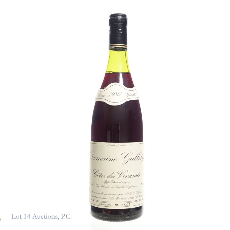 1986 Domaine Gallety Cotes Du Vivarais (1 of 4)