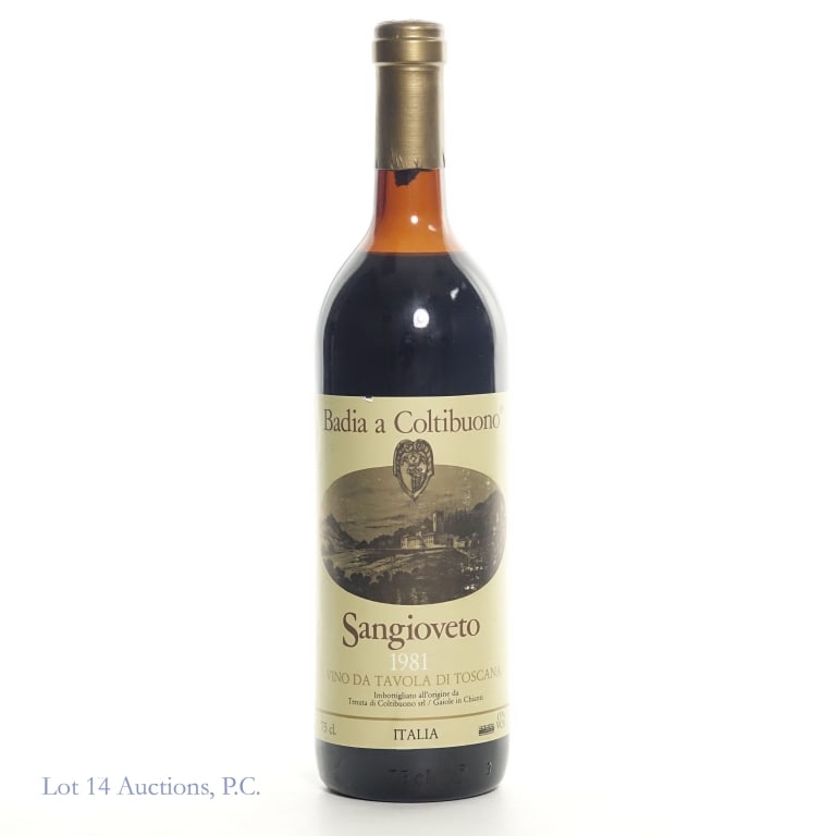 1981 Badia a Coltibuono Sangioveto Wine, Tuscany (1 of 5)